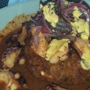 tacu tacu de pulpo 