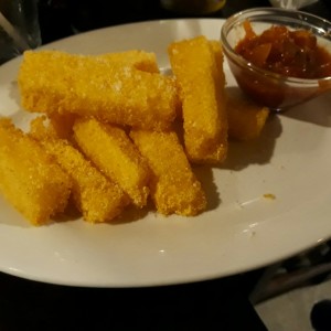 Polentinha frita - perfeita!