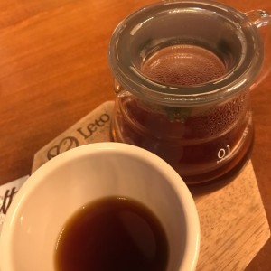 pour over Gesha