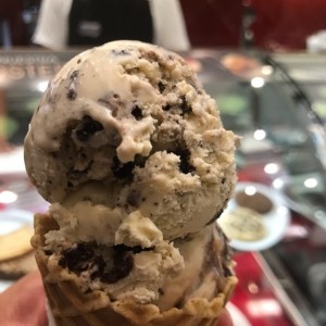 helado de galleta
