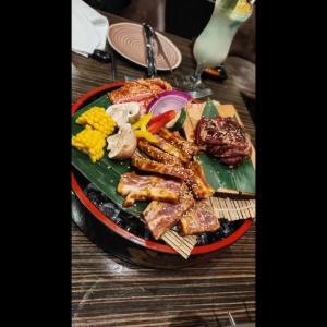 OUTSIDESKIRT Premium, prime short rib, grill por belly