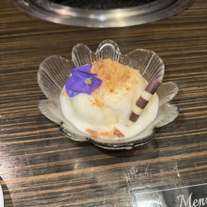 Helado de lychee