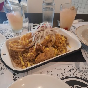 arroz chaufa mar y tierra