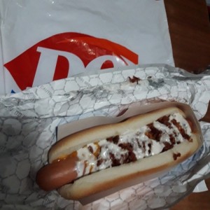 hotdog Bacon crocante