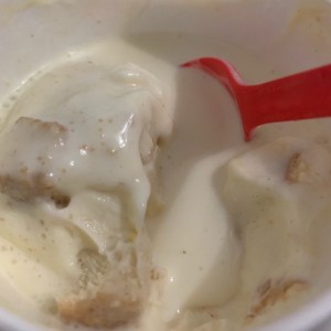 Blizzard de mango y chessecake.