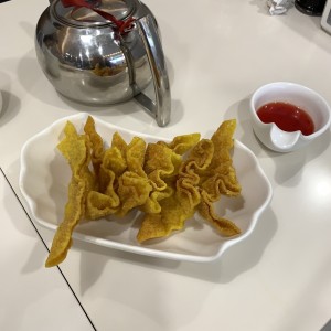 DIM SUM - WANTON FRITO de Camaron