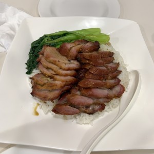 ARROZ CON CHAR SIU. Inigualable