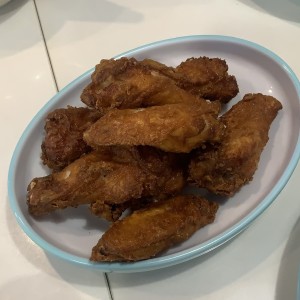 ALITAS APANADAS CON AJO