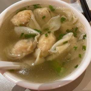 SOPA DE WANTON DE CAMARONES
