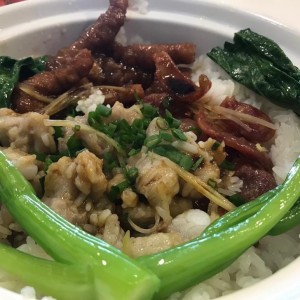 Bowl rice with chicken