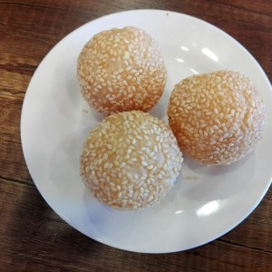 bolitas de frijoles dulces