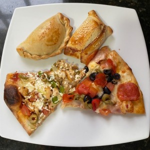 Pizzas Diabla, Pollo y Empanadas Romana/Chilena