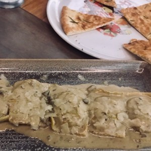 raviloni della langhe y focaccia