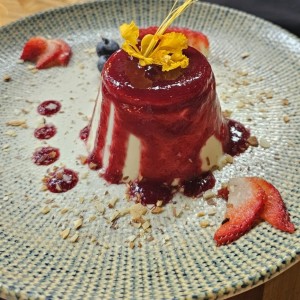 Pudin de Fresas
