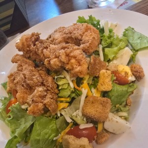 CAJUN FRIED CHICKEN SALAD