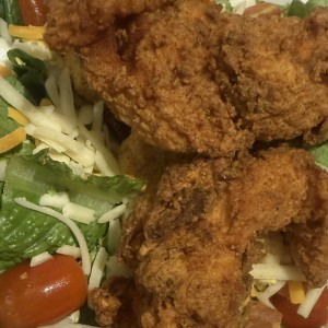 CAJUN FRIED CHICKEN SALAD