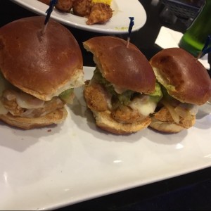 crispy chicken sliders