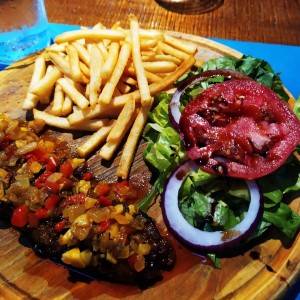 Filete de pescado al Ajillo