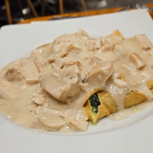 Pollo,Espinaca y Queso