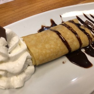 Crepes de Nutella con fresas