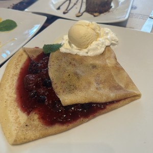 Crepes de fruros del bosque