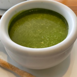sopa de espinaca