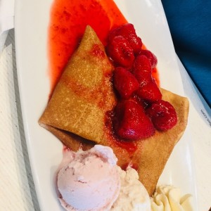 crepes de Fresas