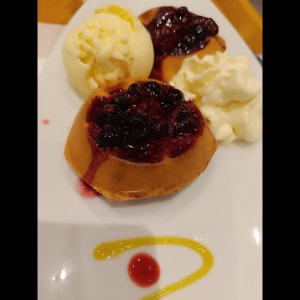 mini waffles frutos rojos