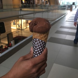 helado de chocolate ligth