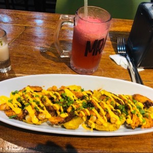 Patacones de pulpo