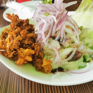 Ceviche de coco