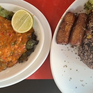 Fish wih Cuban Tipical Sides
