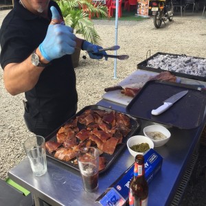 chicharones de puerco caja china
