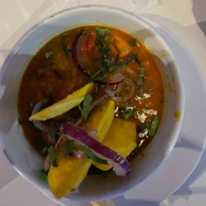 Guacho de mariscos