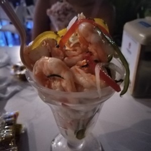 Ceviche de langostinos
