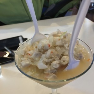 Ceviche de corvina