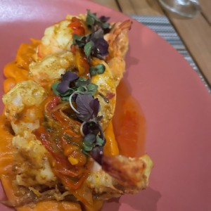 Langostinos a la brasa