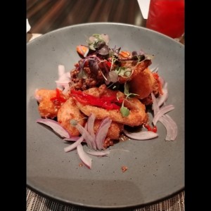 Ceviche frito 