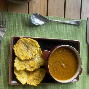 Sopa de lentejas