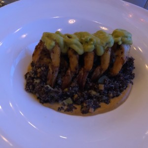 LANGOSTINOS A LA PIMIENTA ROSADA
