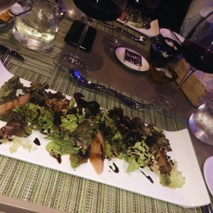 ENSALADA DE TEXTURA DE PERAS