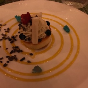 FLAN SOBRE BASE CROCANTE