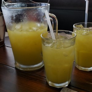 Jugo de Naranja con Hierbabuena 