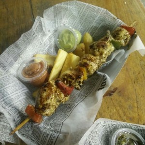Brocheta de pollo deliciioosaaa