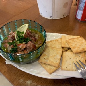 Ceviche Pulpo- Aceite