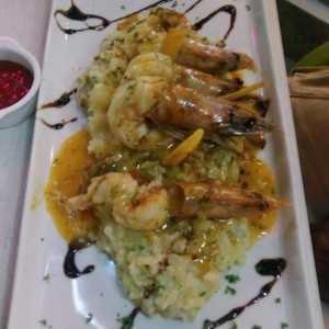 Langostinos al Maracuya