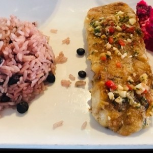 Corvina al ajillo