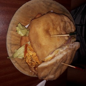 emparedado de hojaldres veganas
