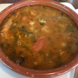 sopa de mariscos