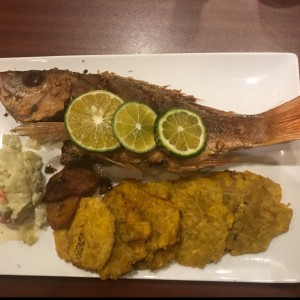 Pargo con patacones